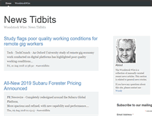 Tablet Screenshot of newstidbits.com
